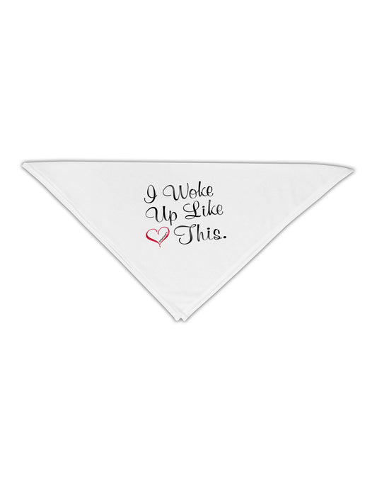 I Woke Up Like This Adult 19&#x22; Square Bandana-Square Bandanas-TooLoud-White-One-Size-Adult-Davson Sales