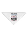 Bernie on Jobs and Poverty Adult 19&#x22; Square Bandana-Square Bandanas-TooLoud-White-One-Size-Adult-Davson Sales