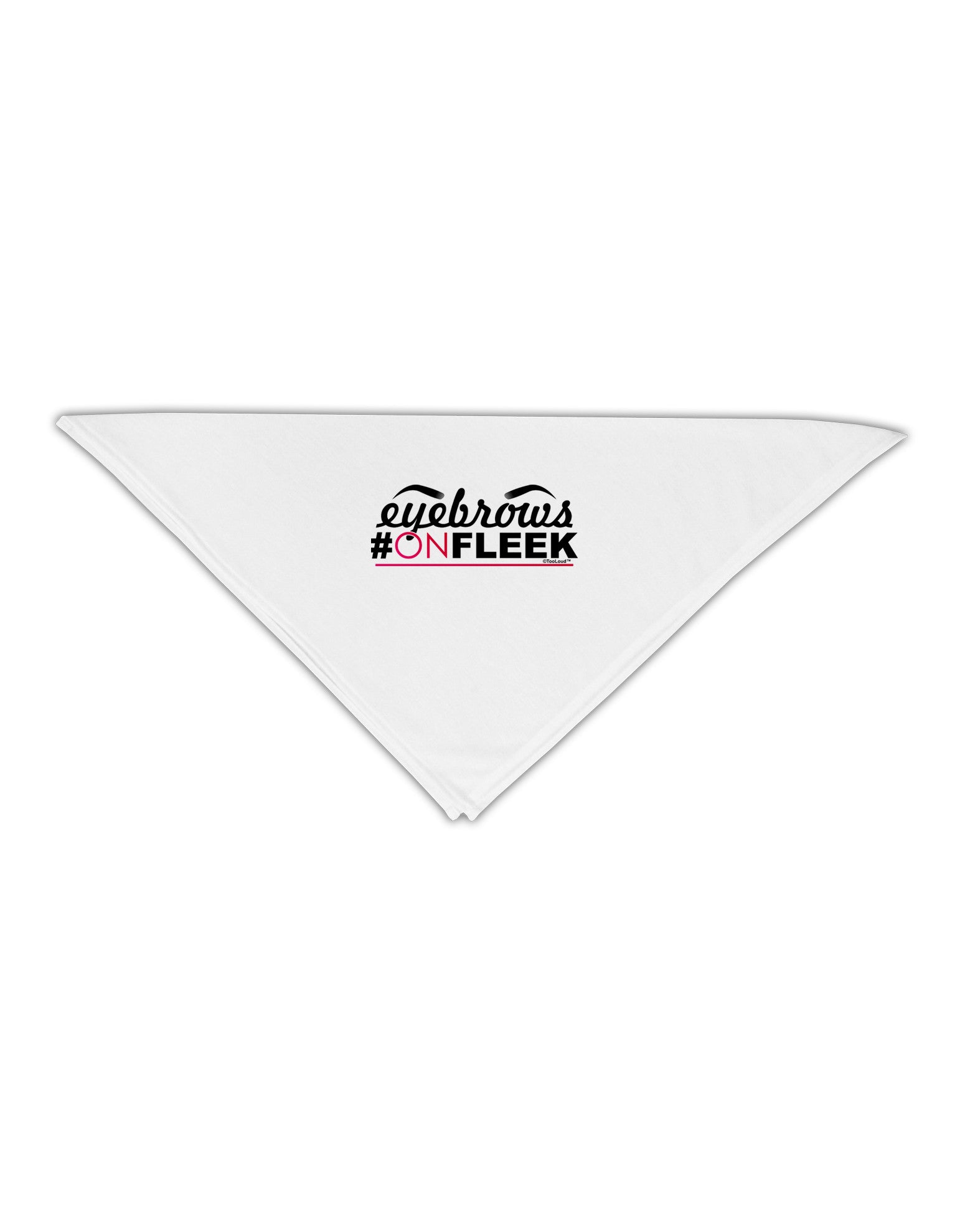 Eyebrows On Fleek Adult 19&#x22; Square Bandana-Square Bandanas-TooLoud-White-One-Size-Adult-Davson Sales