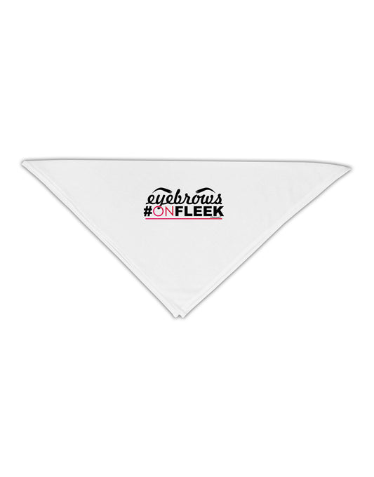 Eyebrows On Fleek Adult 19&#x22; Square Bandana-Square Bandanas-TooLoud-White-One-Size-Adult-Davson Sales