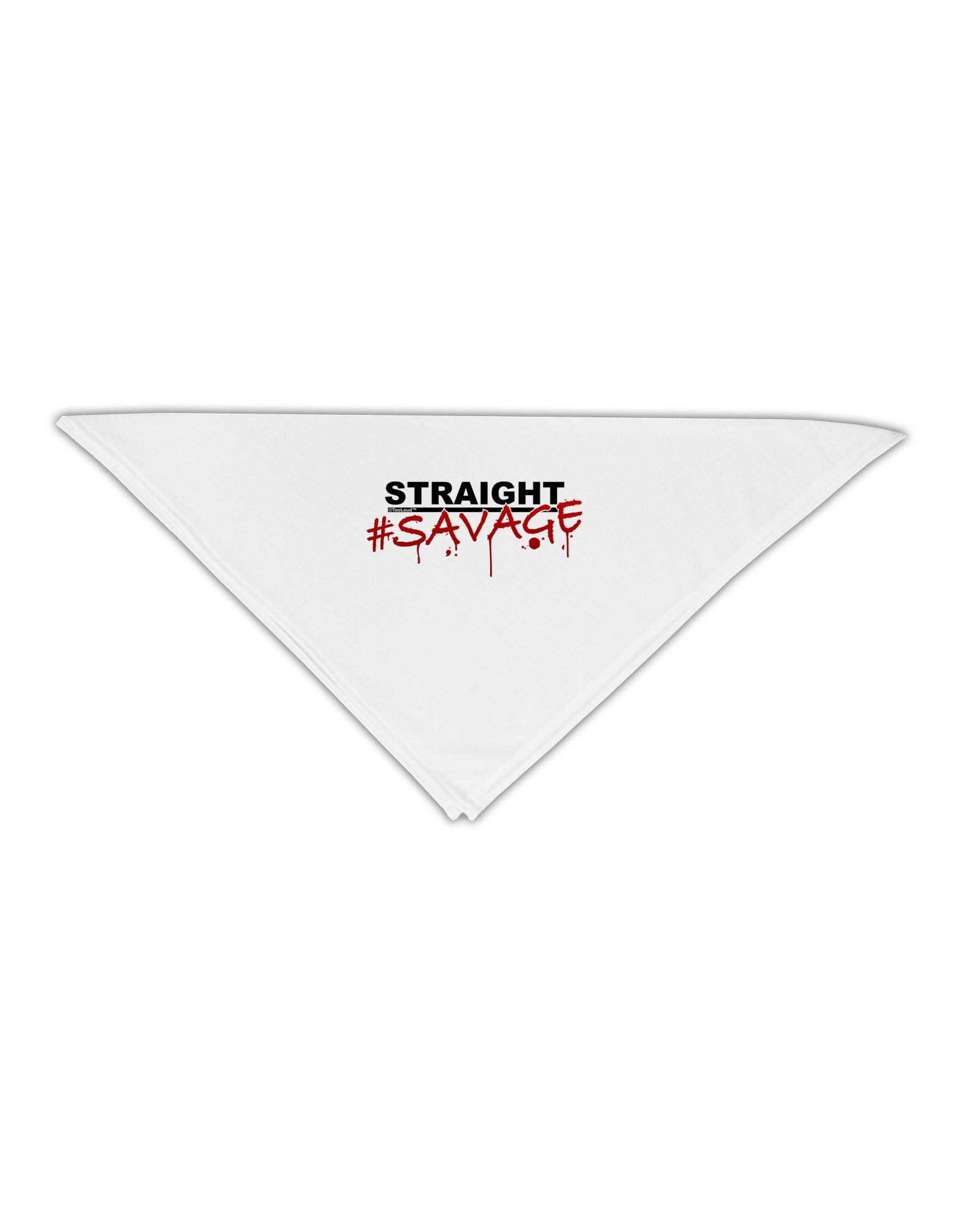 Straight Savage Adult 19&#x22; Square Bandana-Square Bandanas-TooLoud-White-One-Size-Adult-Davson Sales