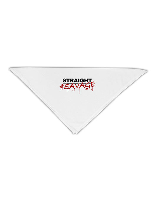 Straight Savage Adult 19&#x22; Square Bandana-Square Bandanas-TooLoud-White-One-Size-Adult-Davson Sales