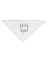 TooLoud Bride Squad Adult 19 Inch Square Bandana-Bandanas-TooLoud-White-One-Size-Adult-Davson Sales