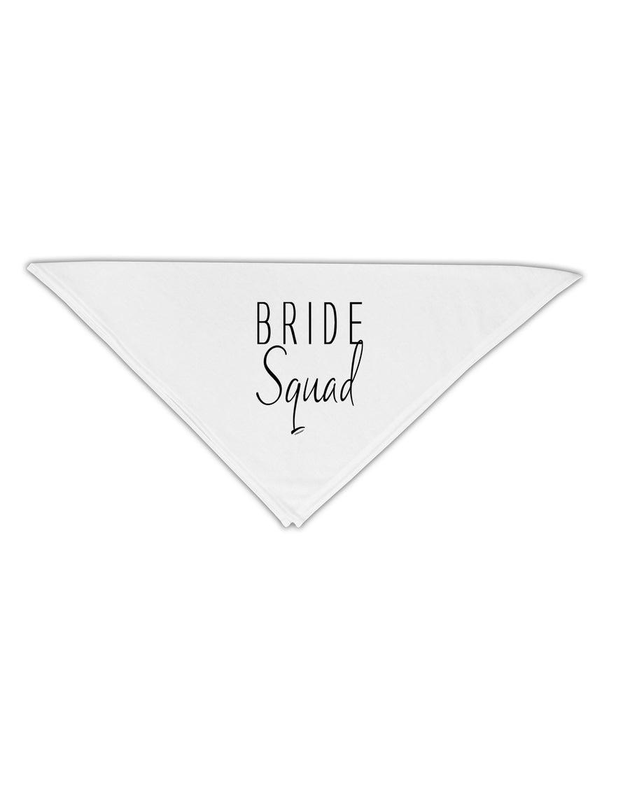 TooLoud Bride Squad Adult 19 Inch Square Bandana-Bandanas-TooLoud-White-One-Size-Adult-Davson Sales