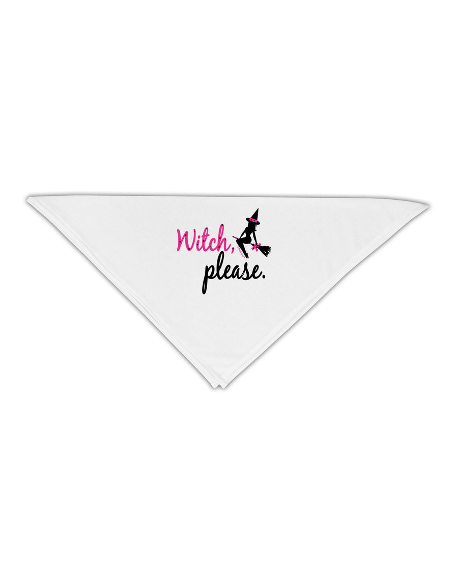 TooLoud Witch Please Adult 19" Square Bandana-Square Bandanas-TooLoud-White-One-Size-Adult-Davson Sales