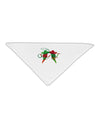 Cowboy Chili Peppers Adult 19&#x22; Square Bandana-Square Bandanas-TooLoud-White-One-Size-Adult-Davson Sales