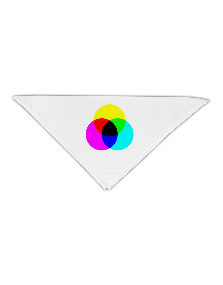 CMYK Color Model Adult 19&#x22; Square Bandana by TooLoud-Square Bandanas-TooLoud-White-One-Size-Adult-Davson Sales