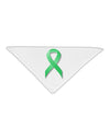 Celiac Disease Awareness Ribbon - Light Green Adult 19&#x22; Square Bandana-Square Bandanas-TooLoud-White-One-Size-Adult-Davson Sales