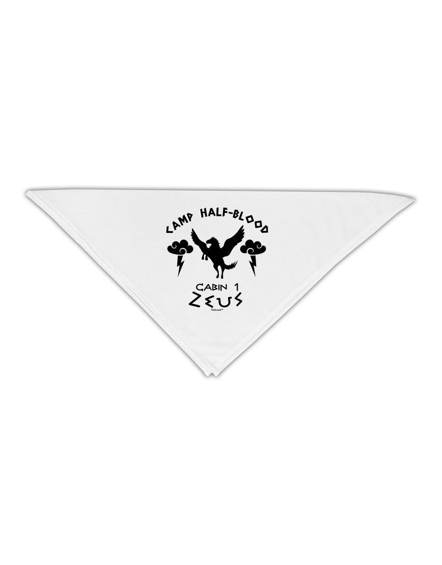 Camp Half Blood Cabin 1 Zeus Adult 19&#x22; Square Bandana by-Square Bandanas-TooLoud-White-One-Size-Adult-Davson Sales