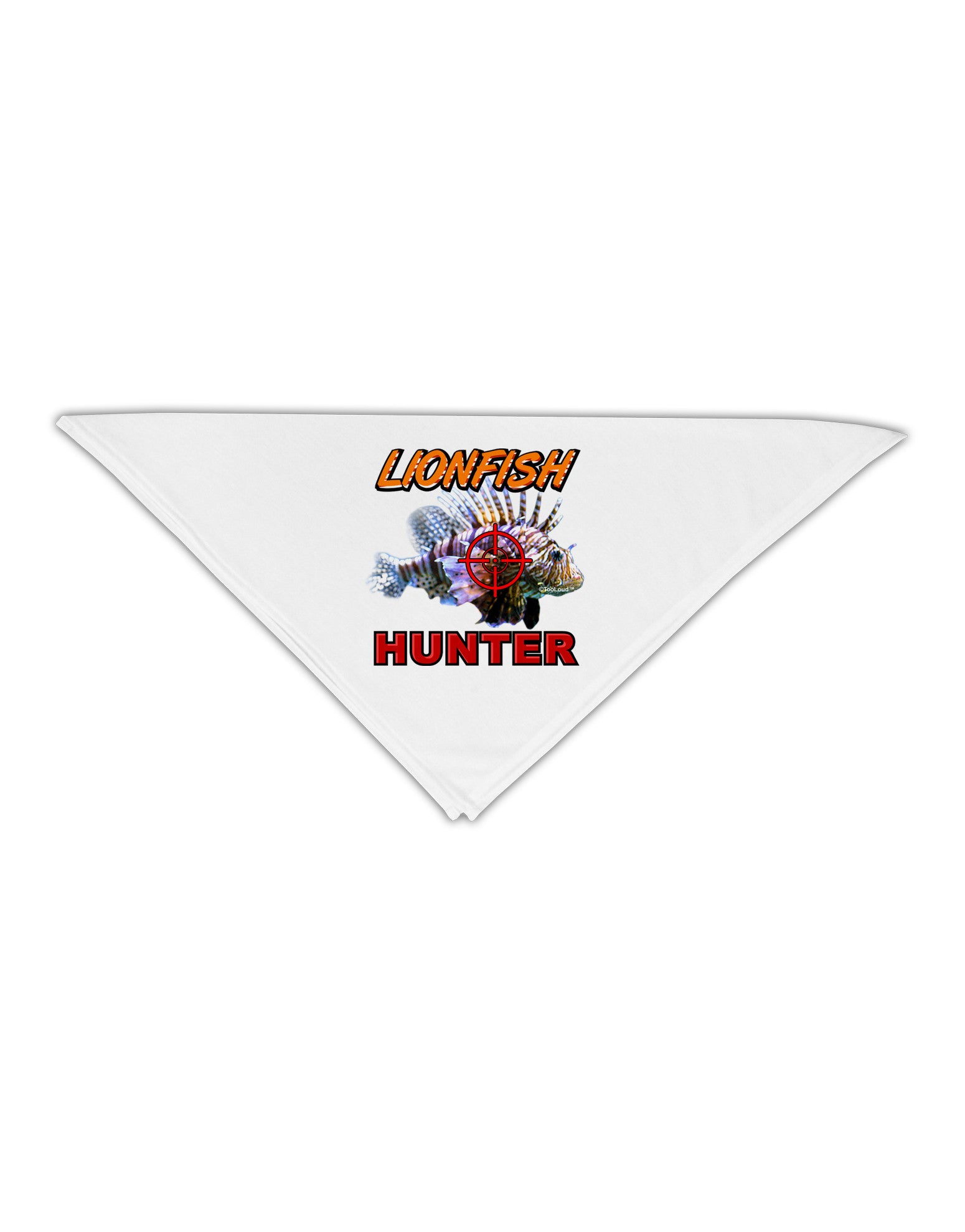 Lionfish Hunter Adult 19&#x22; Square Bandana-Square Bandanas-TooLoud-White-One-Size-Adult-Davson Sales