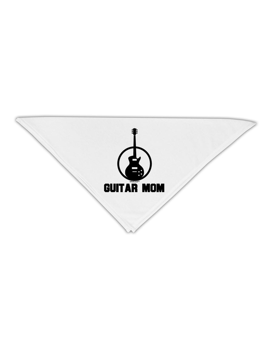 Guitar Mom - Mother's Day Design Adult 19" Square Bandana-Square Bandanas-TooLoud-White-One-Size-Adult-Davson Sales