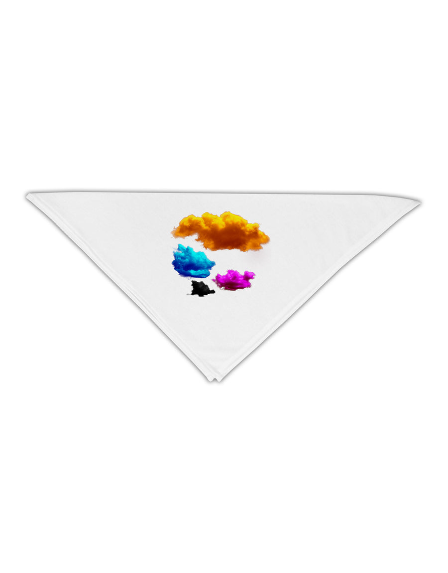 CMYK Clouds Adult 19&#x22; Square Bandana-Square Bandanas-TooLoud-White-One-Size-Adult-Davson Sales