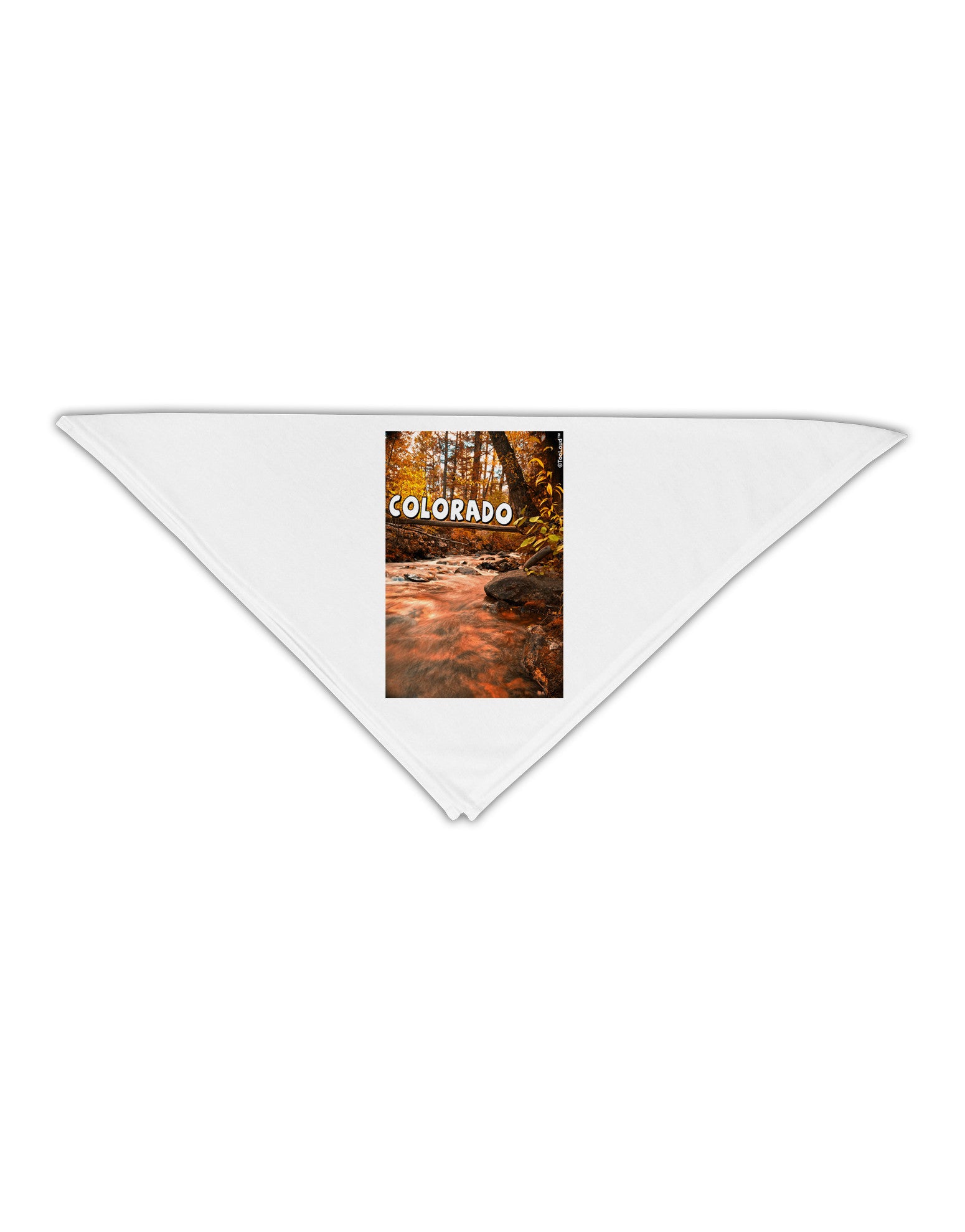 Mt Shavano Colorado Text Adult 19" Square Bandana-Square Bandanas-TooLoud-White-One-Size-Adult-Davson Sales