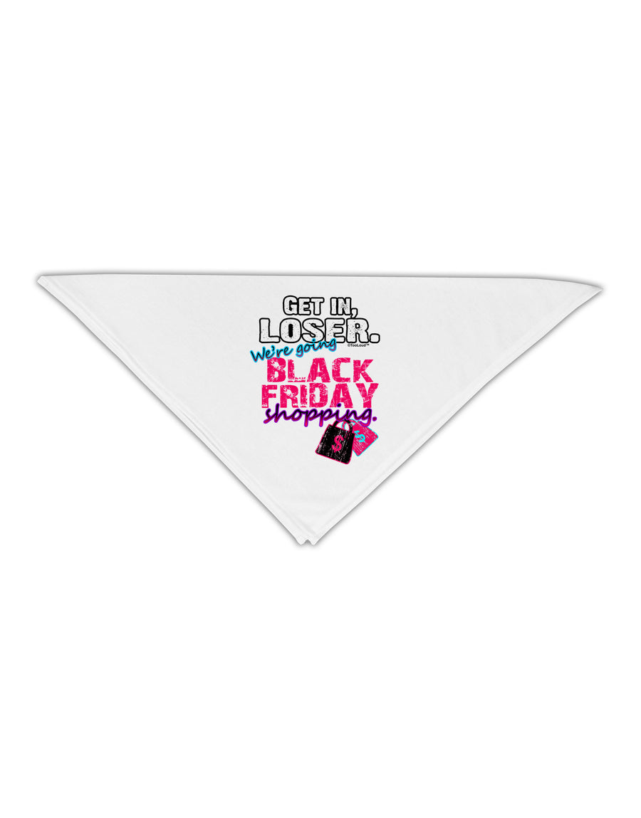 We're going Black Friday Shopping Adult 19&#x22; Square Bandana-Square Bandanas-TooLoud-White-One-Size-Adult-Davson Sales