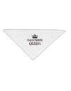 Halloween Queen Adult 19&#x22; Square Bandana by TooLoud-Square Bandanas-TooLoud-White-One-Size-Adult-Davson Sales