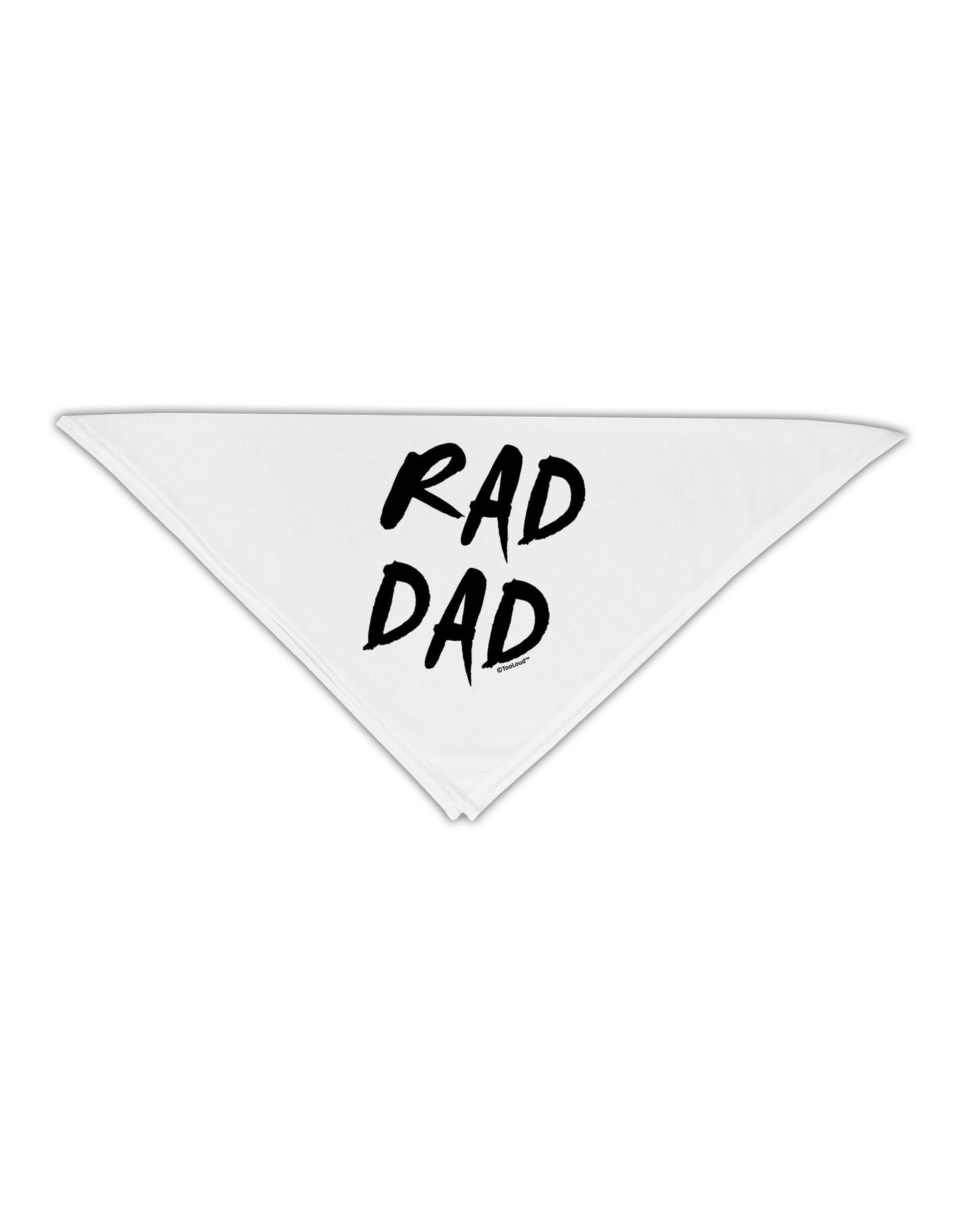 Rad Dad Design Adult 19" Square Bandana-Square Bandanas-TooLoud-White-One-Size-Adult-Davson Sales