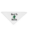 Hard To Handle Cactus Adult 19&#x22; Square Bandana by TooLoud-Square Bandanas-TooLoud-White-One-Size-Adult-Davson Sales
