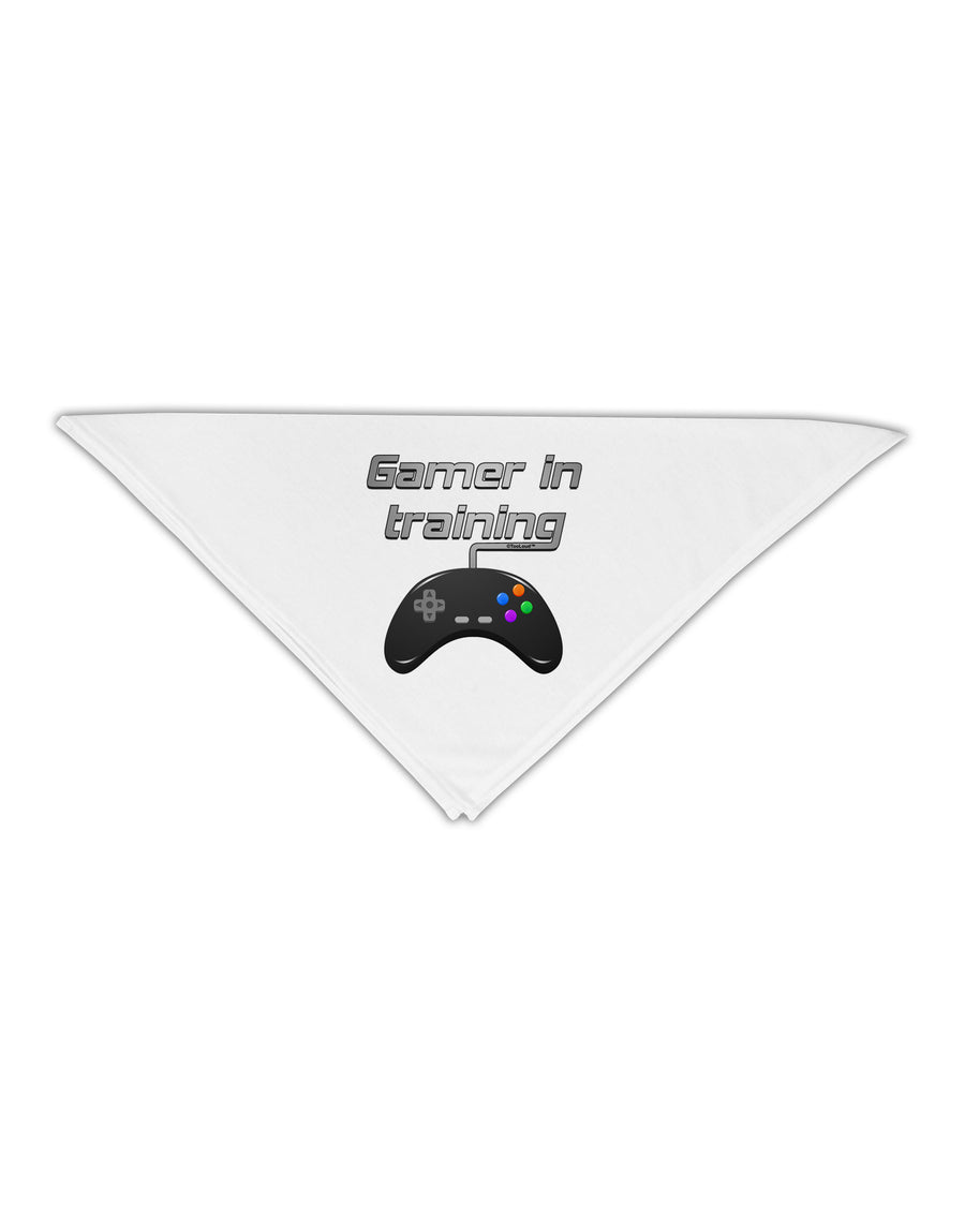 Gamer In Training Color Adult 19&#x22; Square Bandana-Square Bandanas-TooLoud-White-One-Size-Adult-Davson Sales