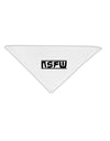 NSFW Not Safe For Work Adult 19&#x22; Square Bandana by TooLoud-Square Bandanas-TooLoud-White-One-Size-Adult-Davson Sales