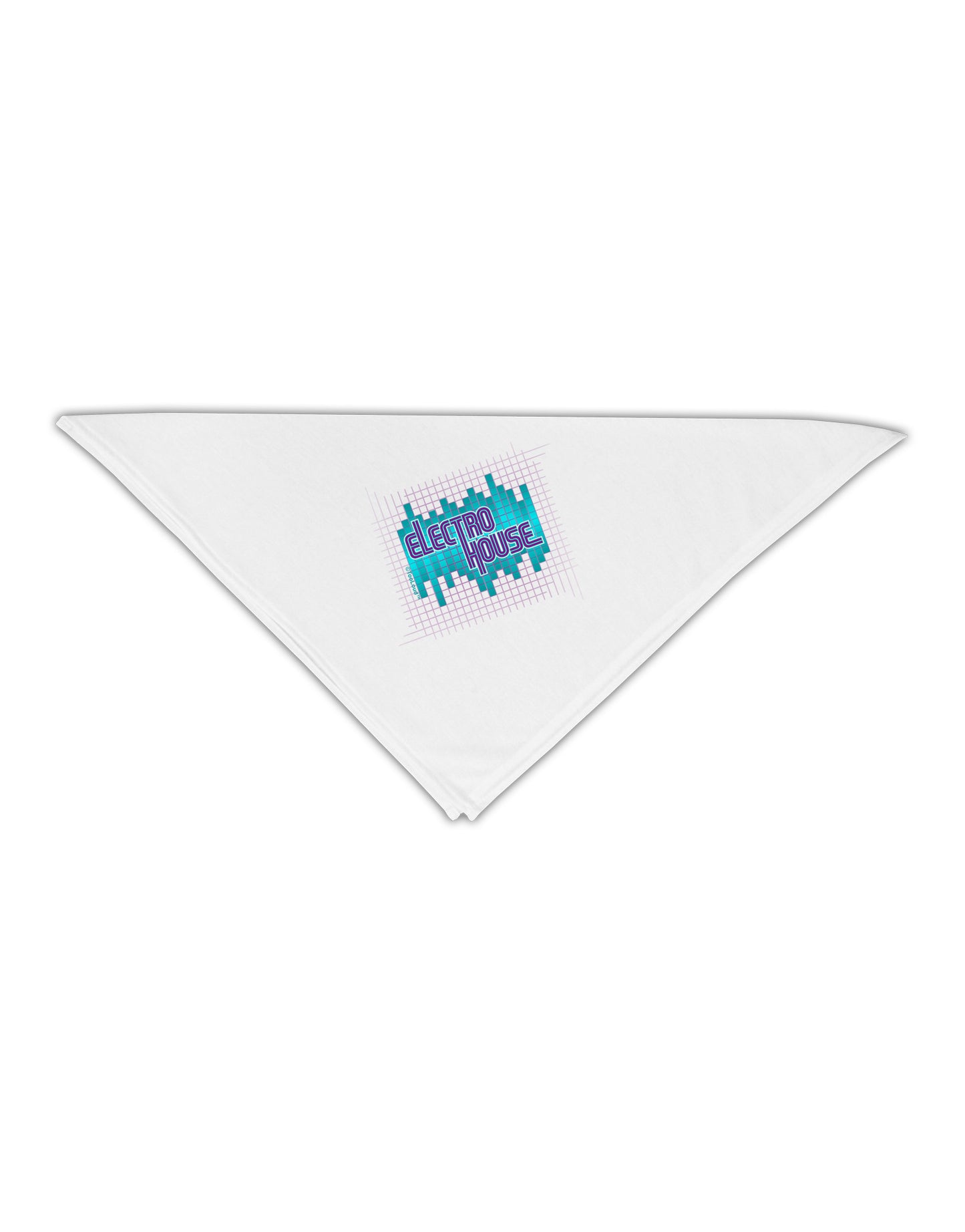 Electro House Equalizer Adult 19&#x22; Square Bandana-Square Bandanas-TooLoud-White-One-Size-Adult-Davson Sales
