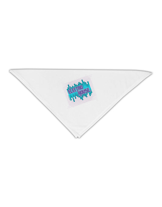 Electro House Equalizer Adult 19&#x22; Square Bandana-Square Bandanas-TooLoud-White-One-Size-Adult-Davson Sales