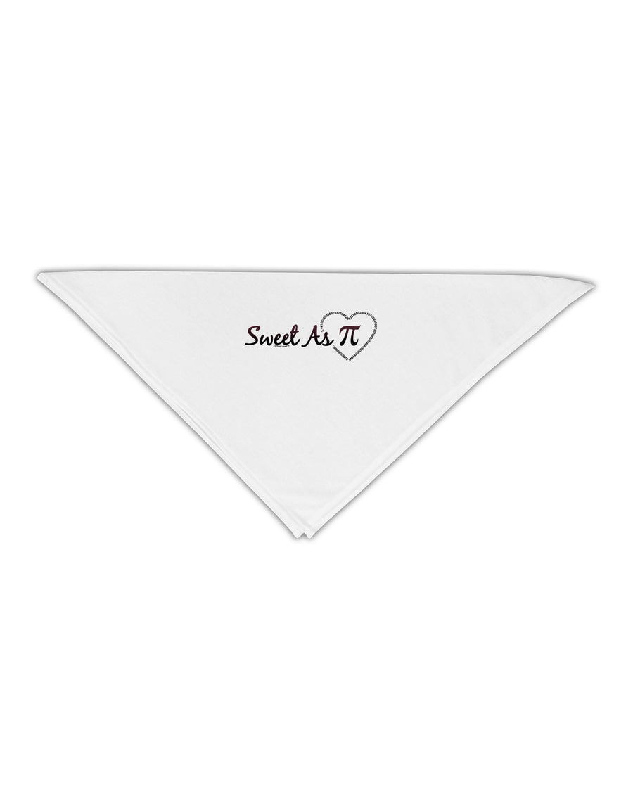 Sweet As Pi Adult 19" Square Bandana-Square Bandanas-TooLoud-White-One-Size-Adult-Davson Sales