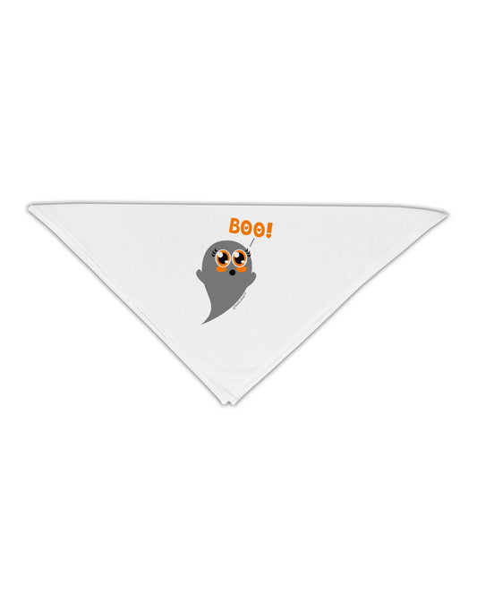 Cute Boo Ghost Adult 19&#x22; Square Bandana-Square Bandanas-TooLoud-White-One-Size-Adult-Davson Sales