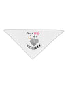 Wife of Veteran Adult 19&#x22; Square Bandana-Square Bandanas-TooLoud-White-One-Size-Adult-Davson Sales