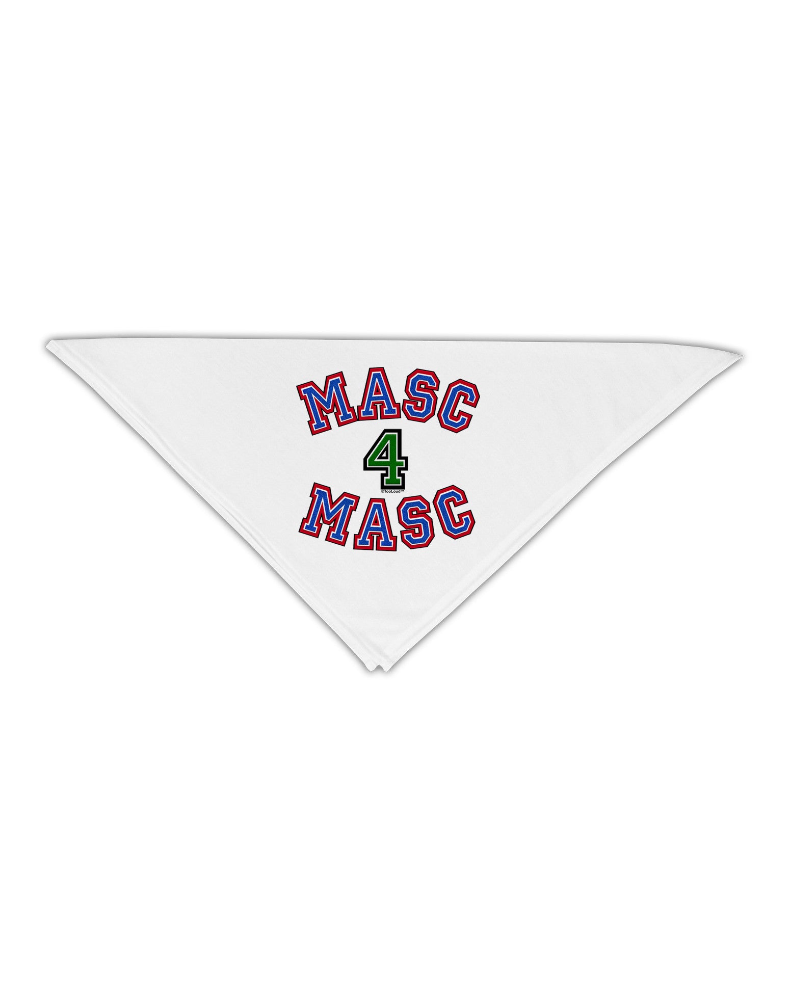 Masc 4 Masc College Stud Adult 19&#x22; Square Bandana by-Square Bandanas-TooLoud-White-One-Size-Adult-Davson Sales