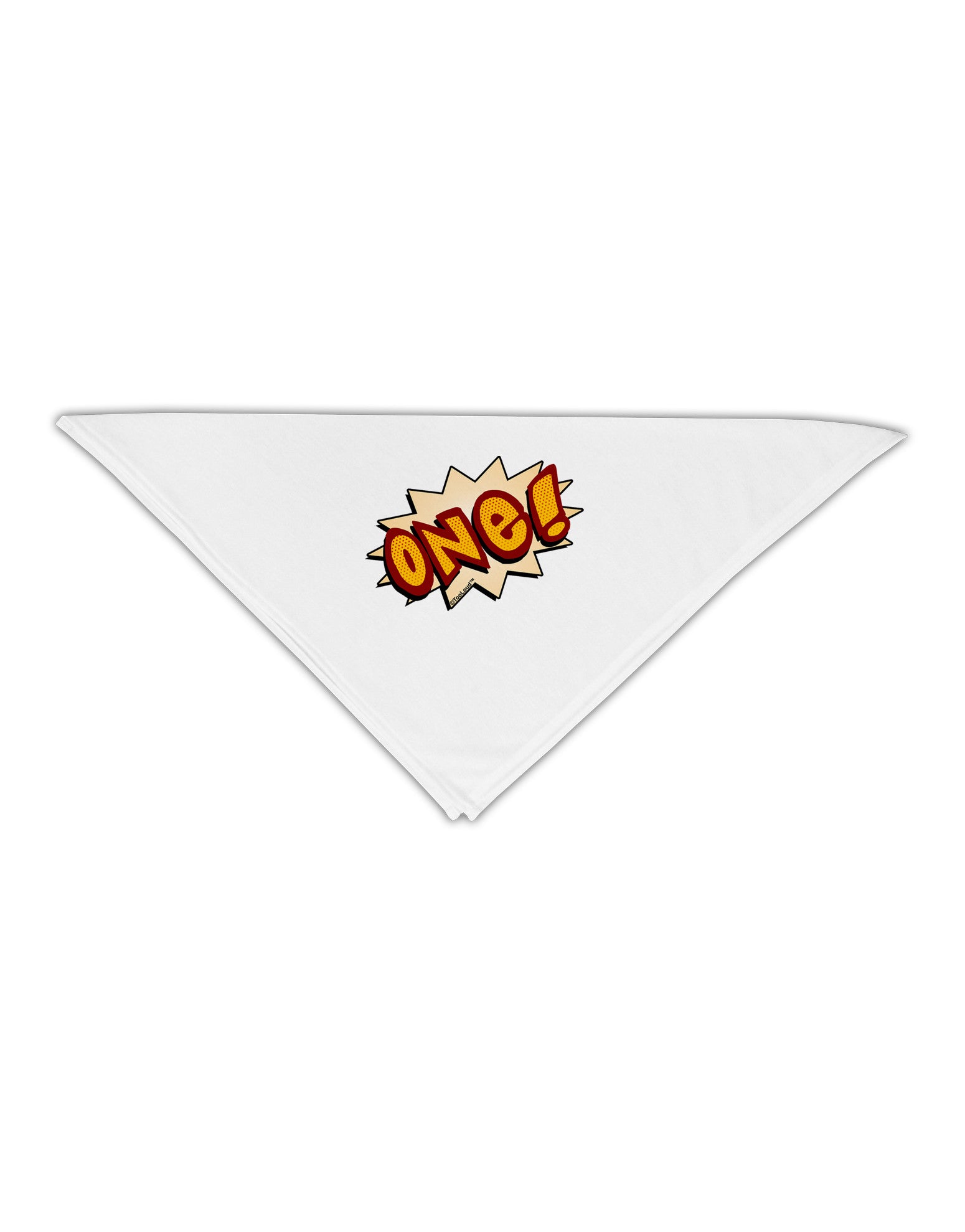 Onomatopoeia One Birthday Adult 19" Square Bandana-Square Bandanas-TooLoud-White-One-Size-Adult-Davson Sales