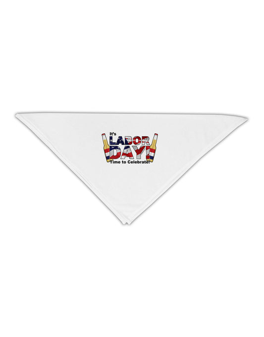 Labor Day - Celebrate Adult 19&#x22; Square Bandana-Square Bandanas-TooLoud-White-One-Size-Adult-Davson Sales