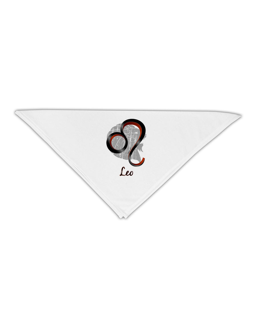 Leo Symbol Adult 19" Square Bandana-Square Bandanas-TooLoud-White-One-Size-Adult-Davson Sales