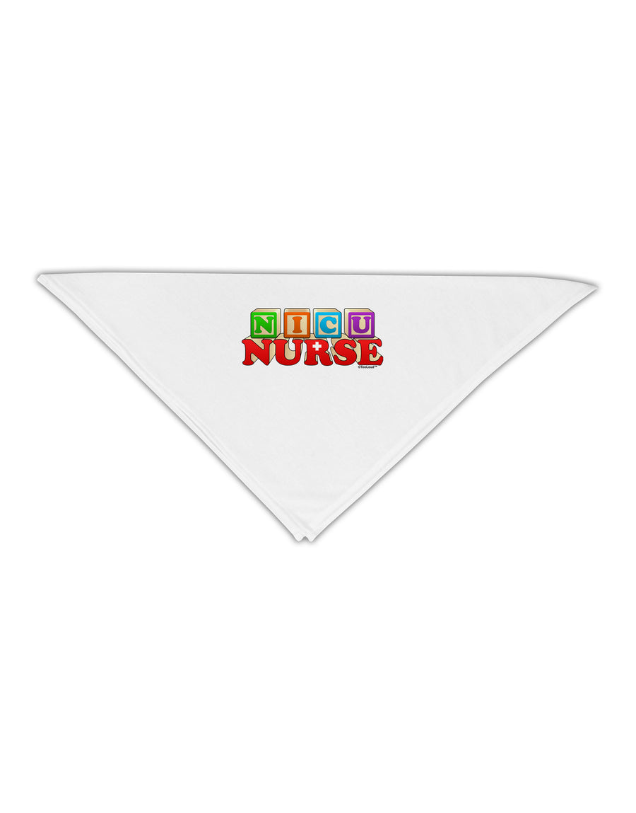 Nicu Nurse Adult 19" Square Bandana-Square Bandanas-TooLoud-White-One-Size-Adult-Davson Sales