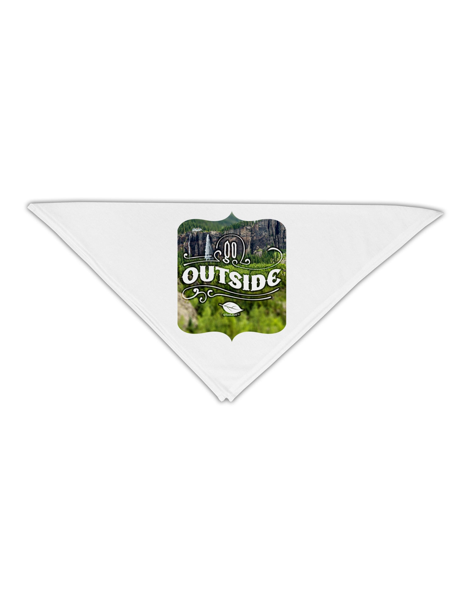 Go Outside - Beautiful Cliffs Adult 19&#x22; Square Bandana by-Square Bandanas-TooLoud-White-One-Size-Adult-Davson Sales