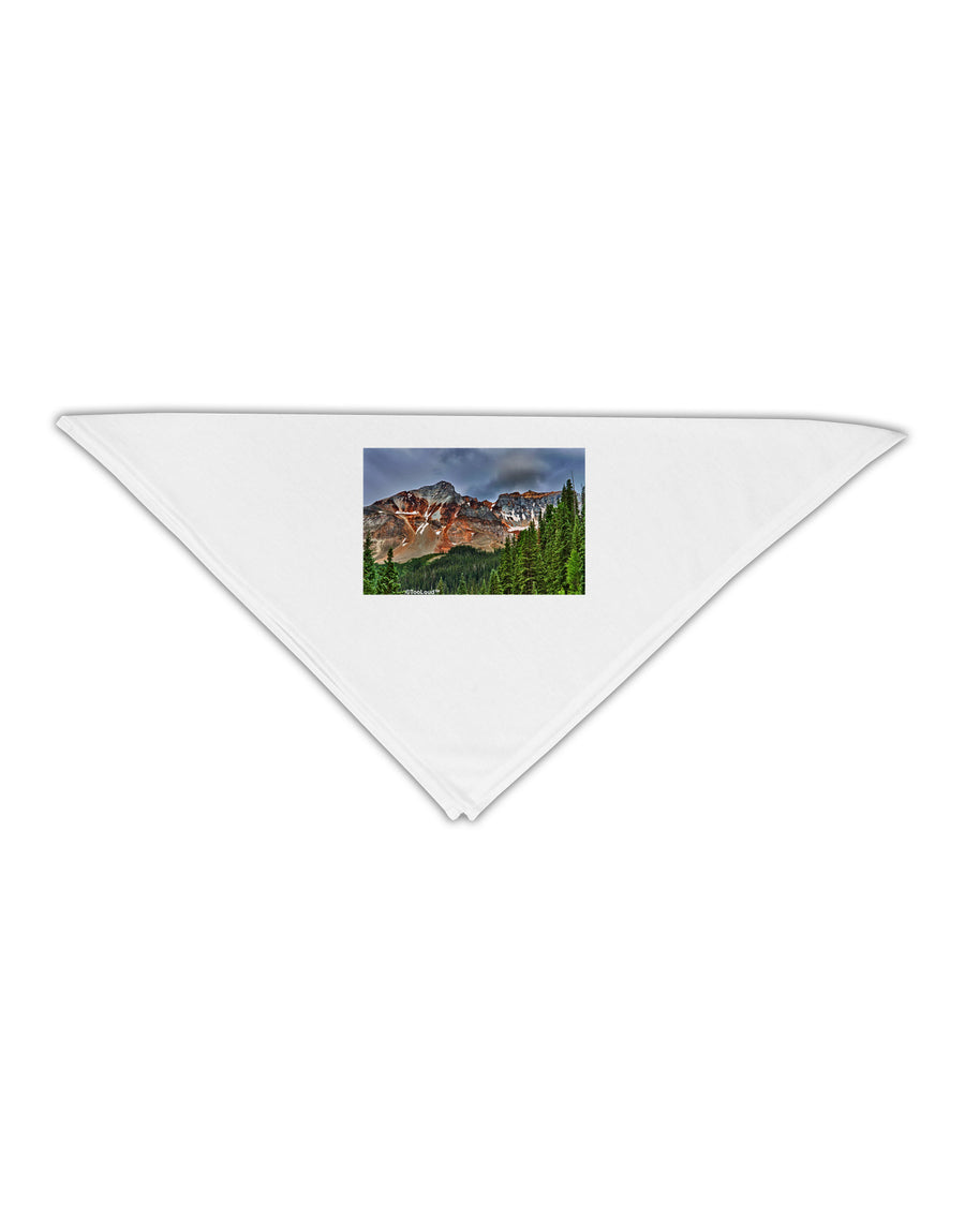 Colorado Mountains Forrest Adult 19&#x22; Square Bandana-Square Bandanas-TooLoud-White-One-Size-Adult-Davson Sales