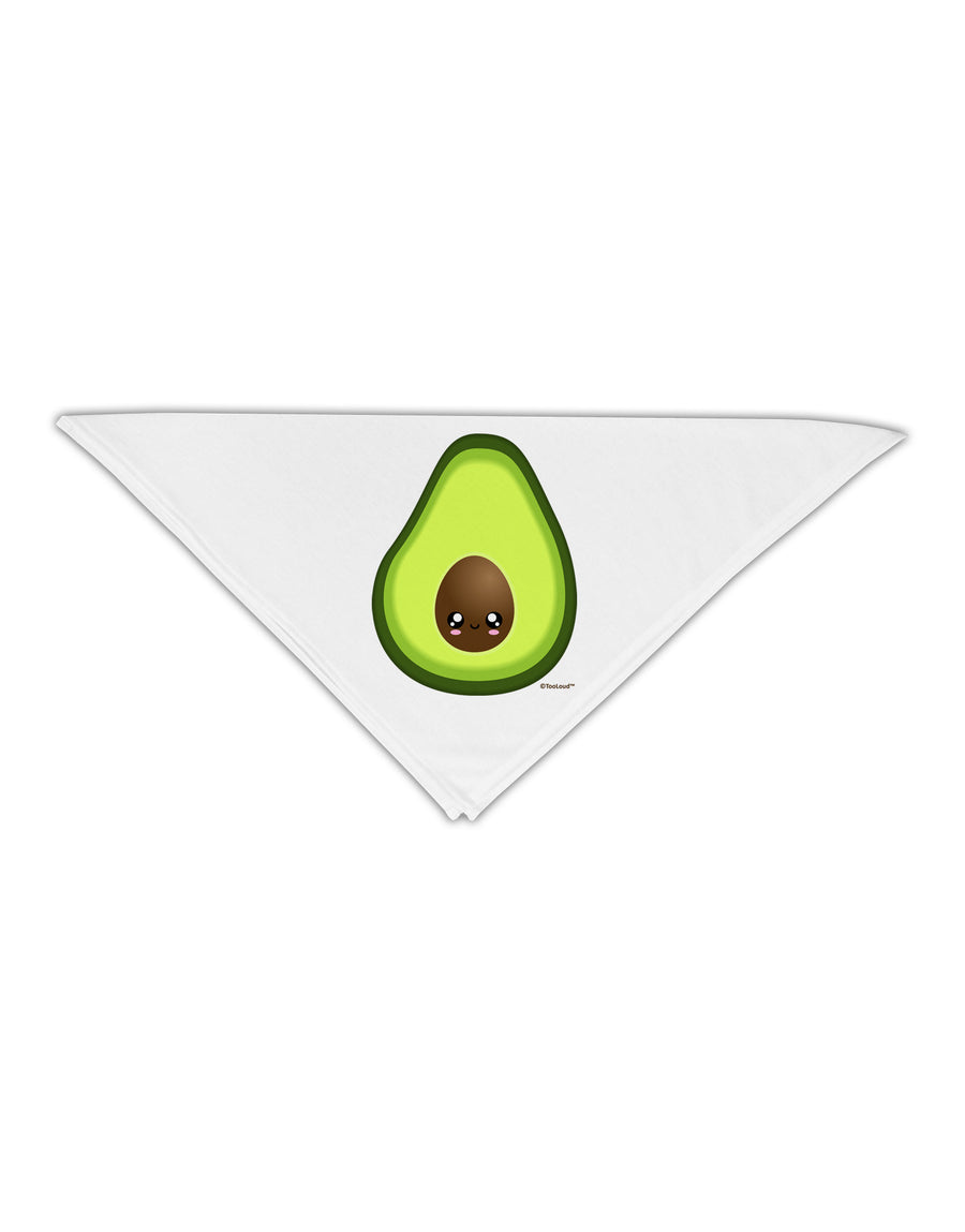 Cute Avocado Design Adult 19&#x22; Square Bandana-Square Bandanas-TooLoud-White-One-Size-Adult-Davson Sales