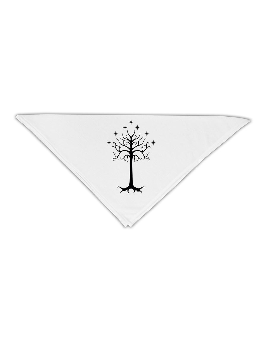 The Royal White Tree Adult 19&#x22; Square Bandana by TooLoud-Square Bandanas-TooLoud-White-One-Size-Adult-Davson Sales