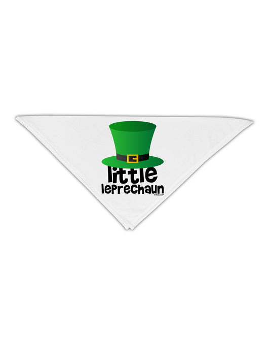 Little Leprechaun - St. Patrick's Day Adult 19&#x22; Square Bandana by TooLoud-Square Bandanas-TooLoud-White-One-Size-Adult-Davson Sales