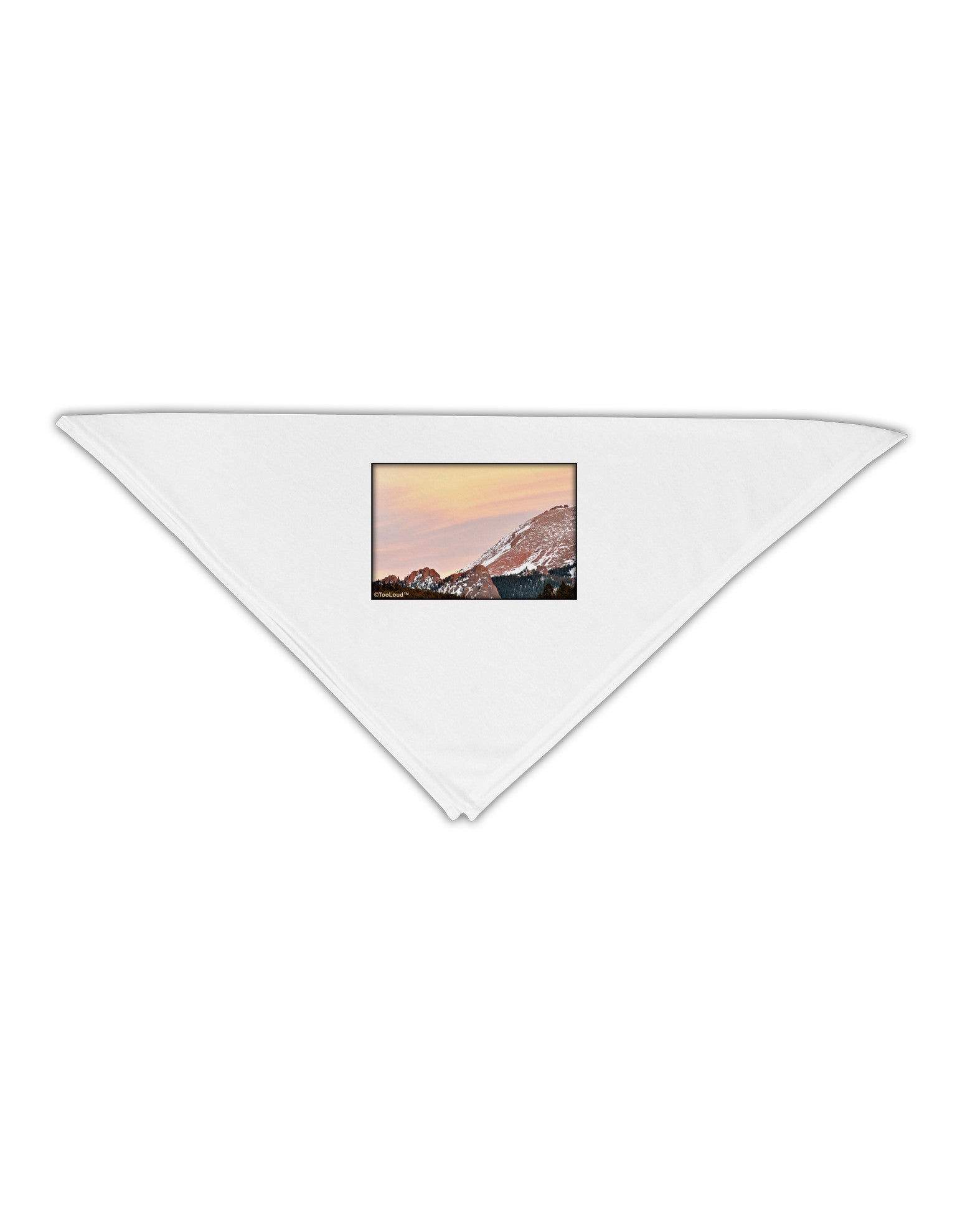 CO Sunset Cliffs Adult 19&#x22; Square Bandana-Square Bandanas-TooLoud-White-One-Size-Adult-Davson Sales