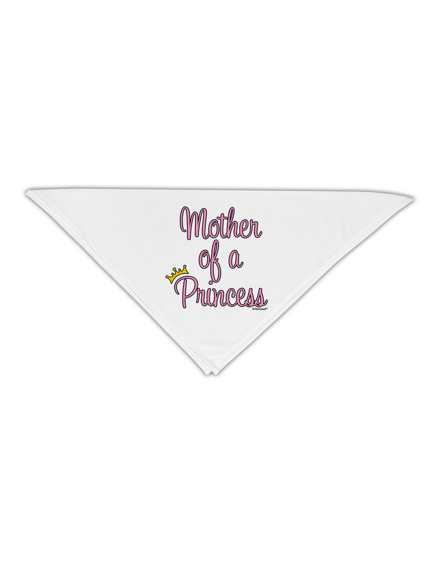 Mother of a Princess - Matching Mom and Daughter Design Adult 19&#x22; Square Bandana by TooLoud-Square Bandanas-TooLoud-White-One-Size-Adult-Davson Sales