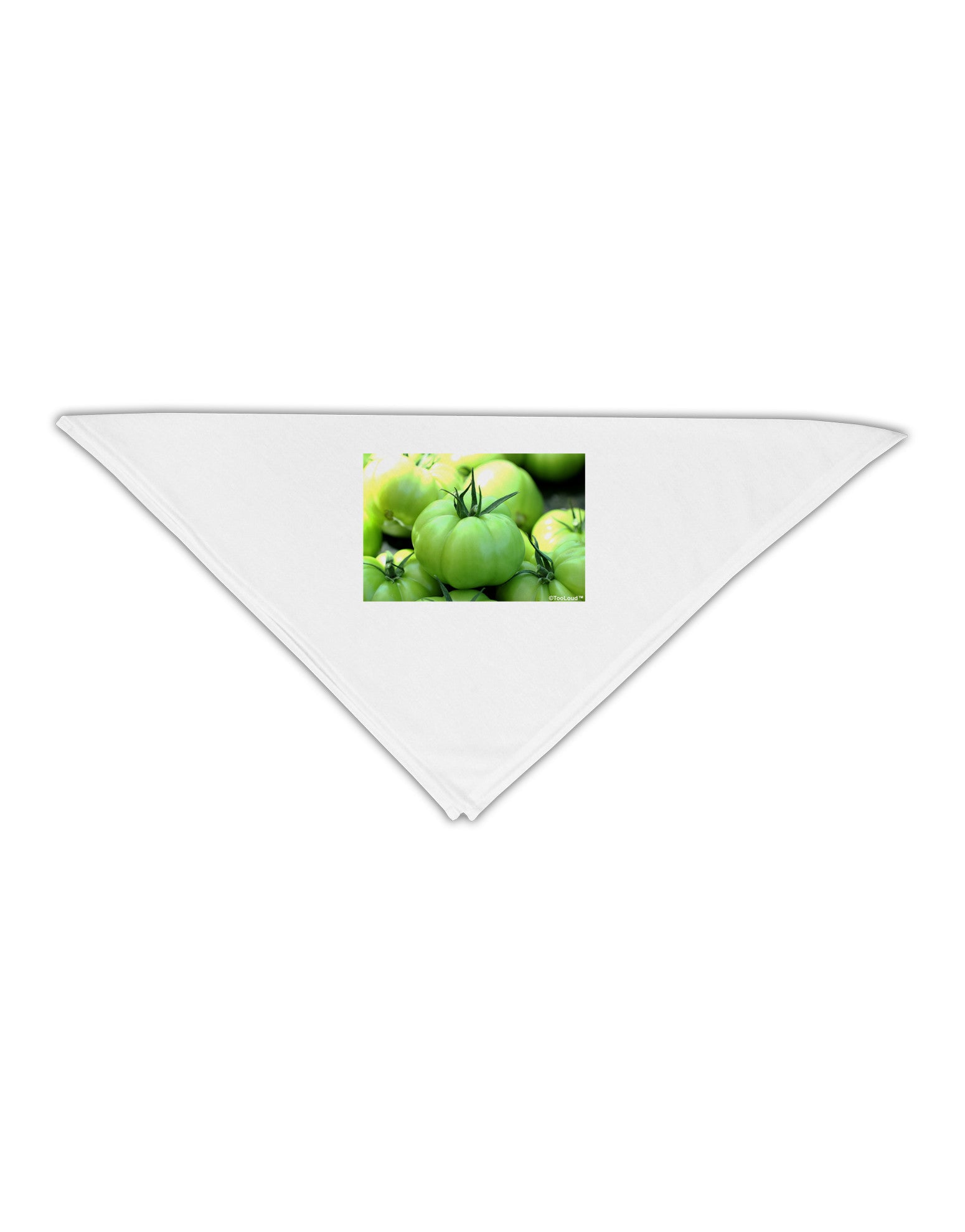Buy Local - Green Tomatoes Adult 19" Square Bandana-Square Bandanas-TooLoud-White-One-Size-Adult-Davson Sales