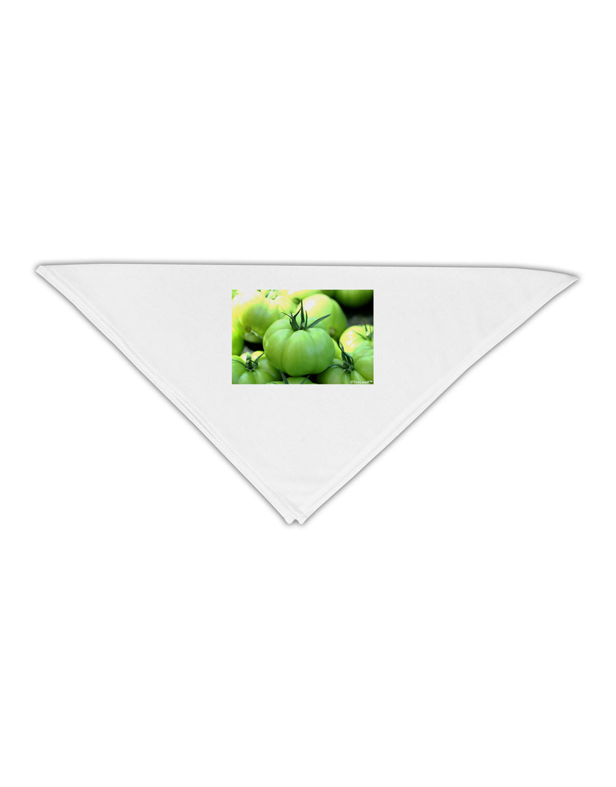 Buy Local - Green Tomatoes Adult 19&#x22; Square Bandana-Square Bandanas-TooLoud-White-One-Size-Adult-Davson Sales