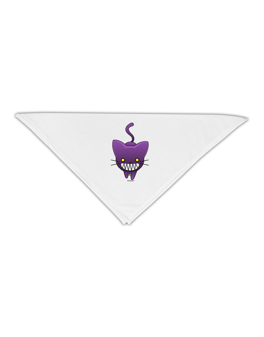 Evil Kitty Adult 19" Square Bandana-Square Bandanas-TooLoud-White-One-Size-Adult-Davson Sales