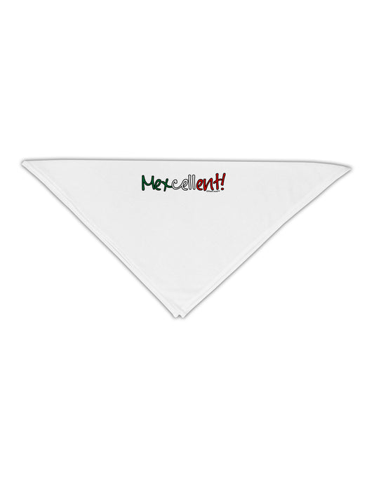 Mexcellent Flag Color - Cinco De Mayo Adult 19" Square Bandana-Square Bandanas-TooLoud-White-One-Size-Adult-Davson Sales
