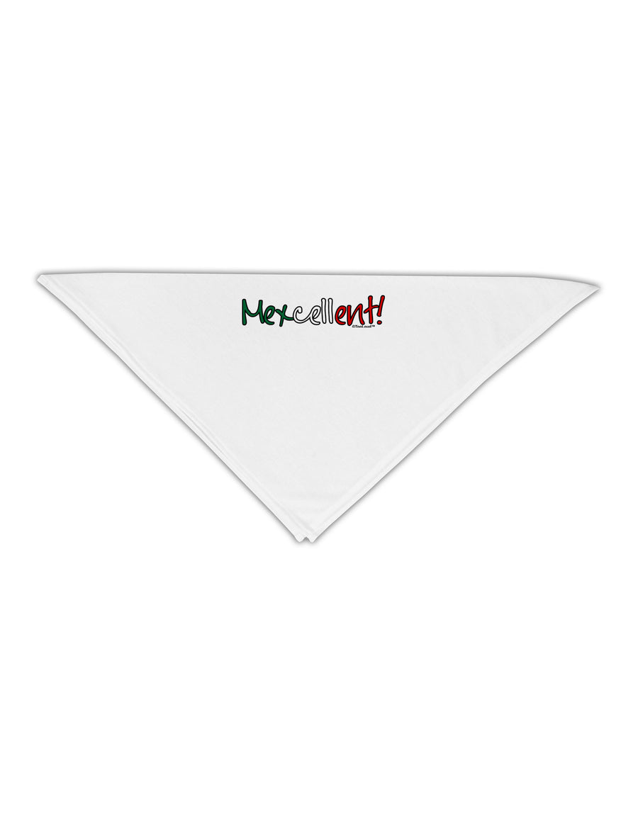 Mexcellent Flag Color - Cinco De Mayo Adult 19" Square Bandana-Square Bandanas-TooLoud-White-One-Size-Adult-Davson Sales