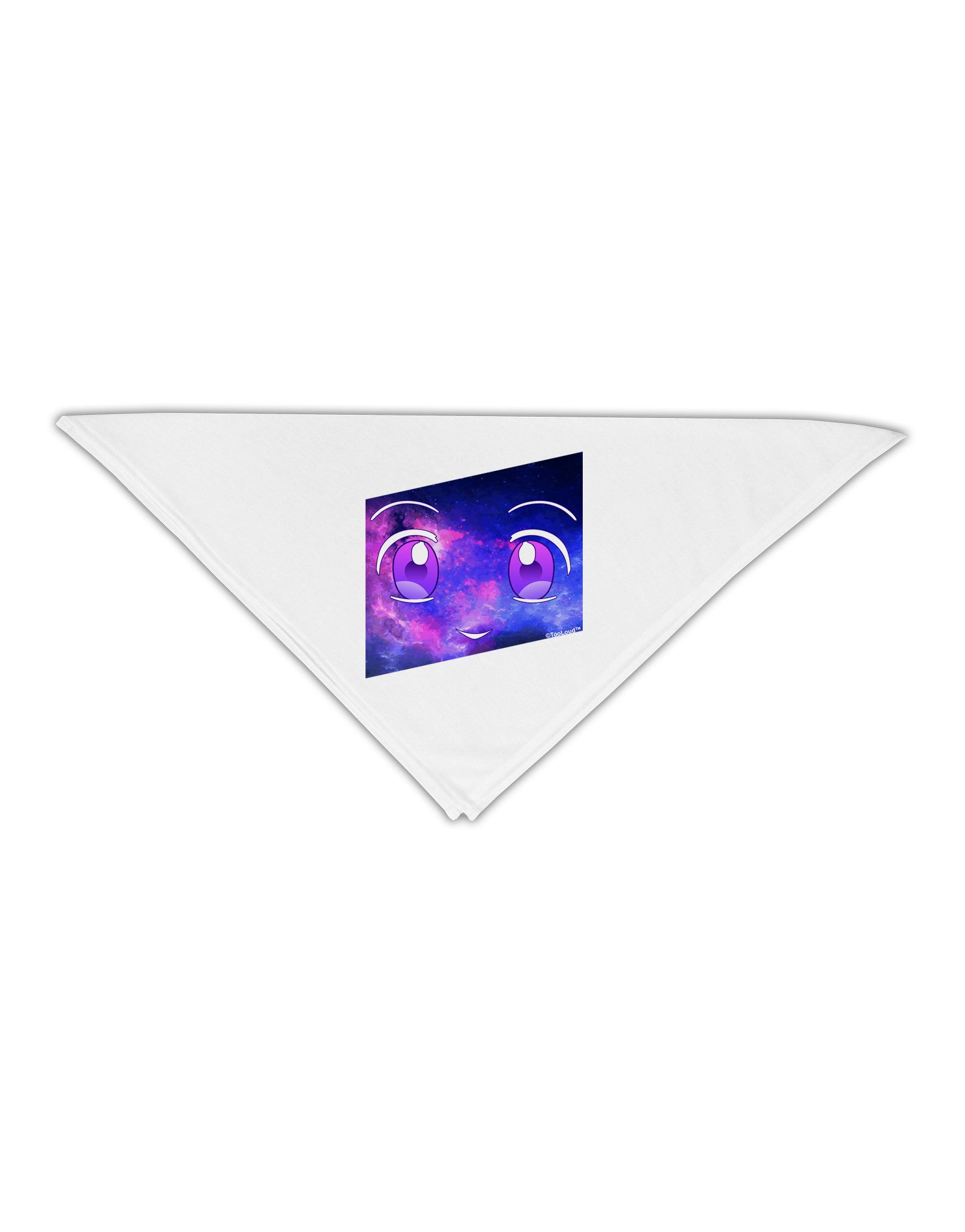 Cute Cosmic Eyes Adult 19&#x22; Square Bandana-Square Bandanas-TooLoud-White-One-Size-Adult-Davson Sales