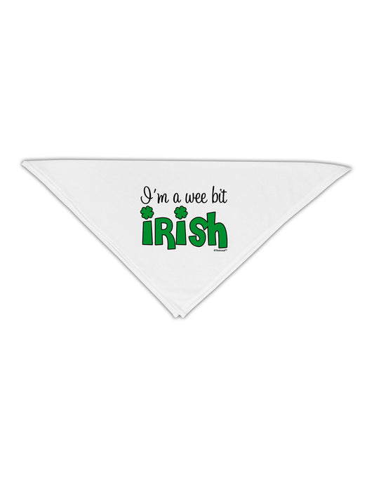 I'm A Wee Bit Irish Adult 19&#x22; Square Bandana by TooLoud-Square Bandanas-TooLoud-White-One-Size-Adult-Davson Sales