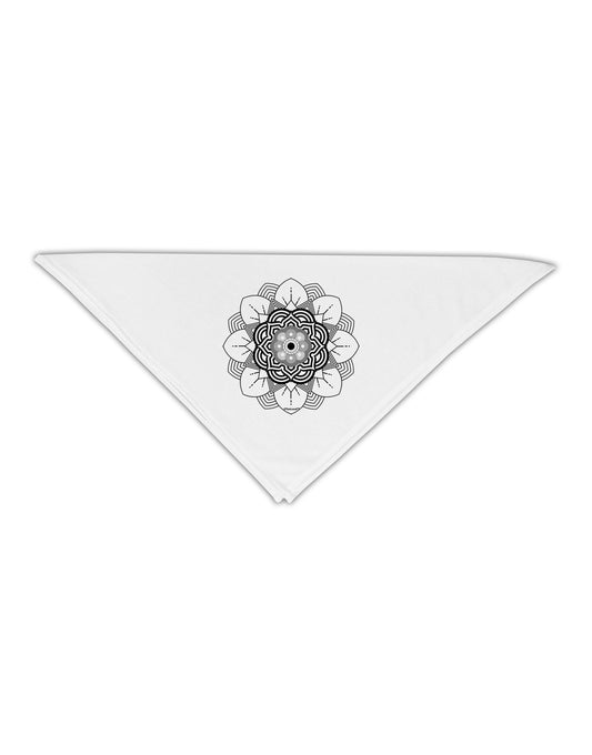 Mandala Coloring Book Style Adult 19" Square Bandana-Square Bandanas-TooLoud-White-One-Size-Adult-Davson Sales