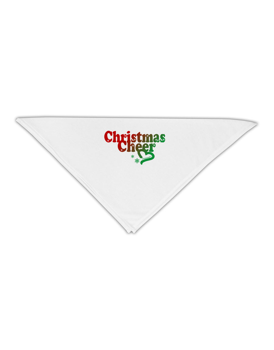 Christmas Cheer Color Adult 19&#x22; Square Bandana-Square Bandanas-TooLoud-White-One-Size-Adult-Davson Sales