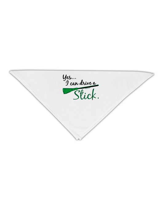Drive Stick Green Adult 19&#x22; Square Bandana-Square Bandanas-TooLoud-White-One-Size-Adult-Davson Sales
